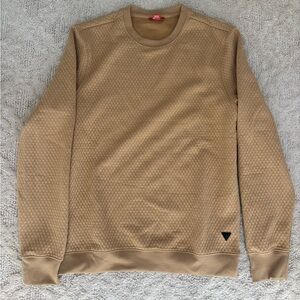 Guess Men's Camel Crewneck Sweater